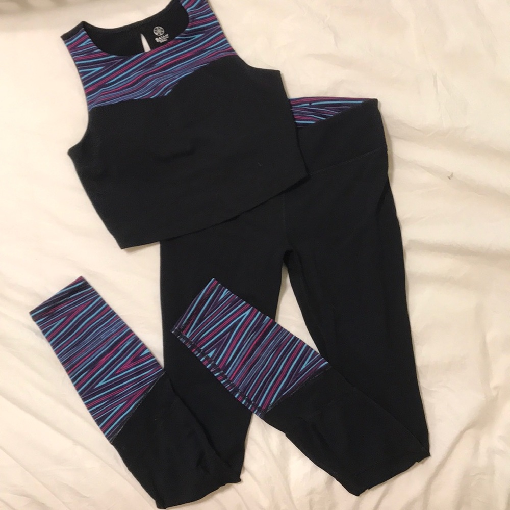 Athletic Leggings and Crop Set